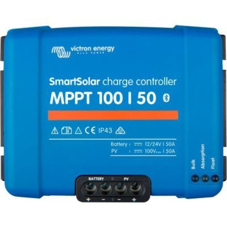 INVERTERS R US Victron Energy SmartSolar Charge Controller, MPPT 100/50, Blue, Aluminum SCC110050210